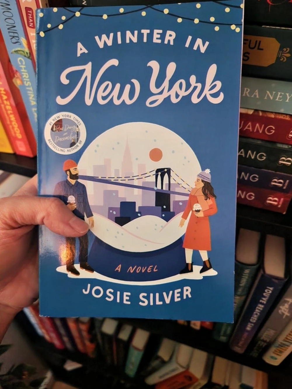 📚3/$20 Josie Silver A Winter in New York Paperback Novel Blue